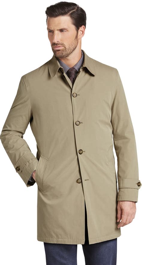 stylish men's raincoats.